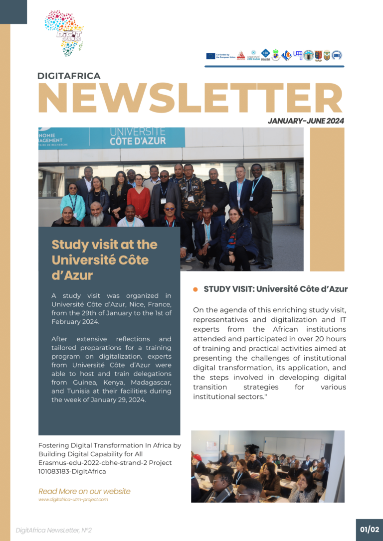 newsletter, N°2 : January-June, 2024